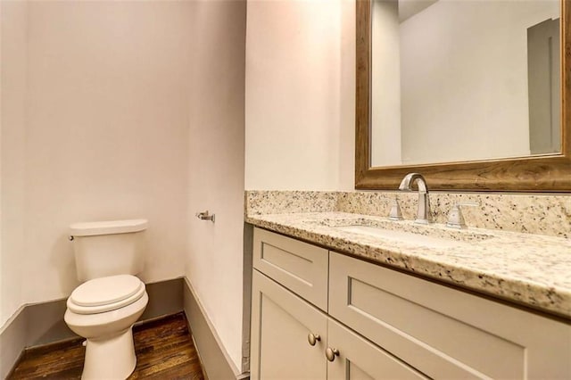 1497 Rogers Ave, Atlanta, GA 30310 - half bath with vanity and wood finished floors