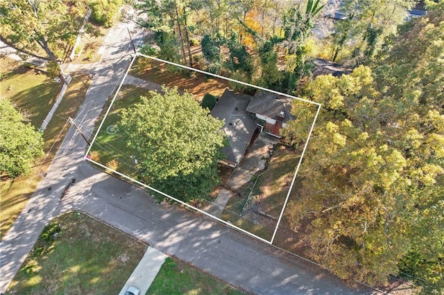 2081 Dodson Dr SW, Atlanta, GA 30311 - aerial view of property and surrounding area with property boundaries highlighted