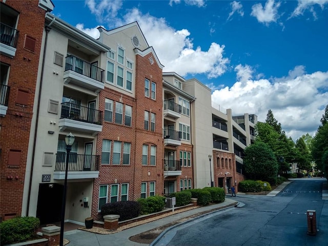 view of property with central air condition unit