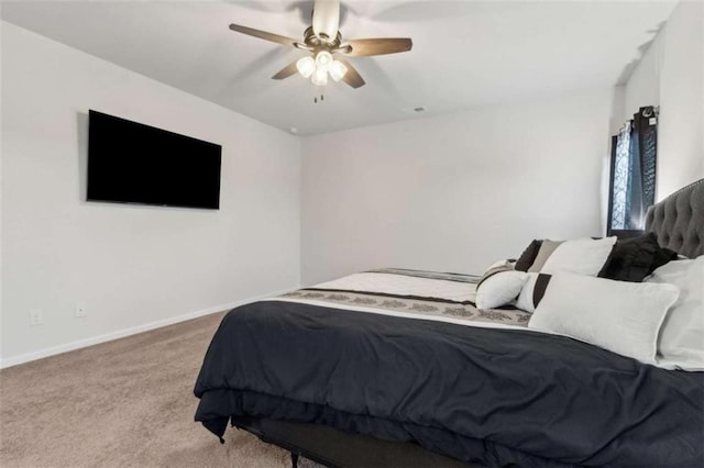 1130 Lyndhurst Ln, Bethlehem, GA 30620 - carpeted bedroom with baseboards and a ceiling fan