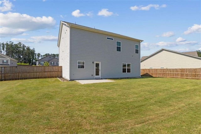 1130 Lyndhurst Ln, Bethlehem, GA 30620 - back of property with a fenced backyard and a patio