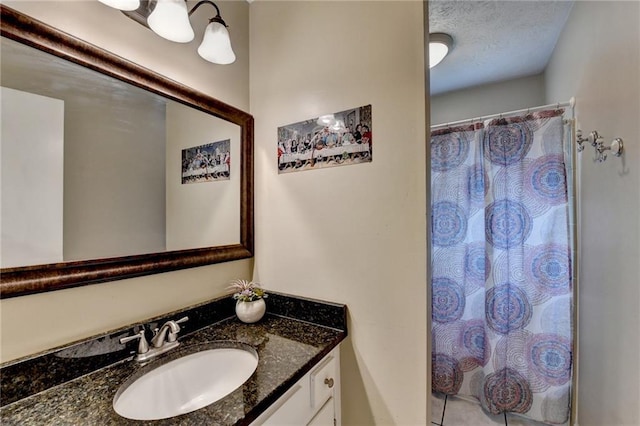 6700 Roswell Rd Unit 22B, Atlanta, GA 30328 - bathroom with vanity and a shower with shower curtain