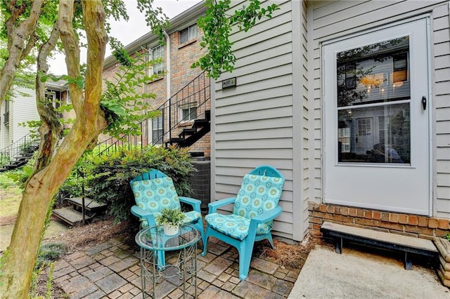 6700 Roswell Rd Unit 22B, Atlanta, GA 30328 - view of patio / terrace featuring central air condition unit