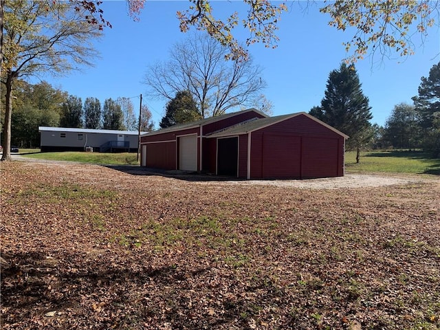 view of outdoor structure