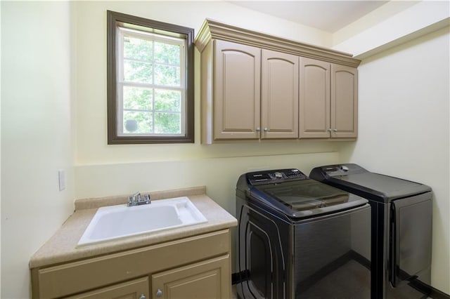 540 Branch Dr, Pendergrass, GA 30567 - washroom featuring cabinet space and washer and dryer
