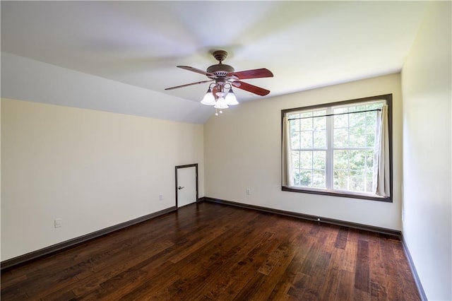 540 Branch Dr, Pendergrass, GA 30567 - empty room with dark wood-style floors and a ceiling fan