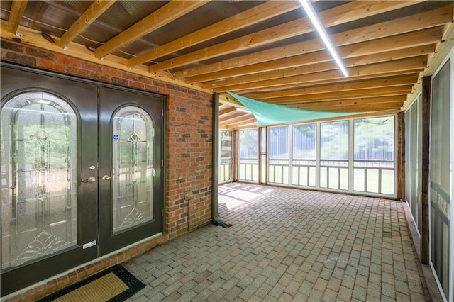 540 Branch Dr, Pendergrass, GA 30567 - unfurnished sunroom featuring french doors