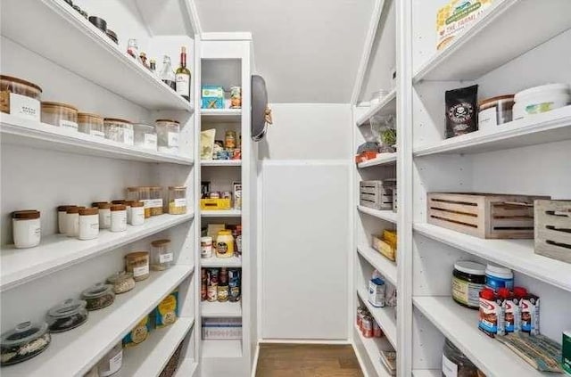 view of pantry