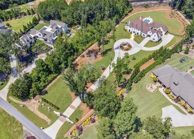 aerial view of property's location