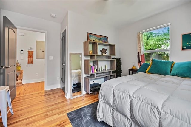 670 Parker Ave, Decatur, GA 30032 - bedroom with light wood-type flooring and baseboards