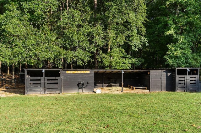 view of stable
