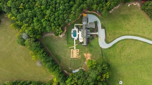 aerial view of property's location