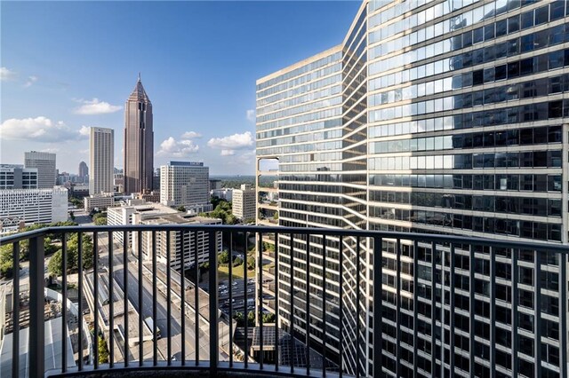 400 W Peachtree St NW Unit 2314, Atlanta, GA 30308 - balcony with a city view