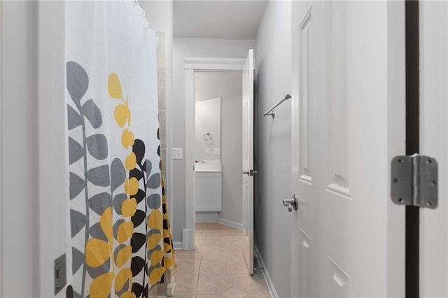32 Pullman Trl, Acworth, GA 30101 - hall with light tile patterned flooring and baseboards