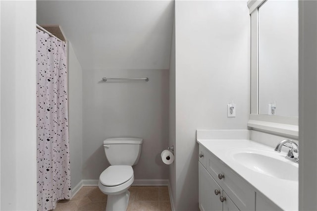 32 Pullman Trl, Acworth, GA 30101 - full bathroom with vanity, tile patterned flooring, and curtained shower
