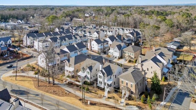 bird's eye view featuring a residential view