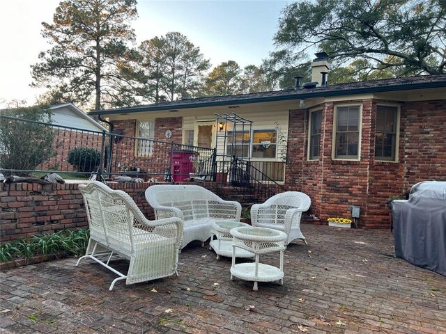 1017 Clifton Dr, Macon, GA 31204 - view of patio / terrace