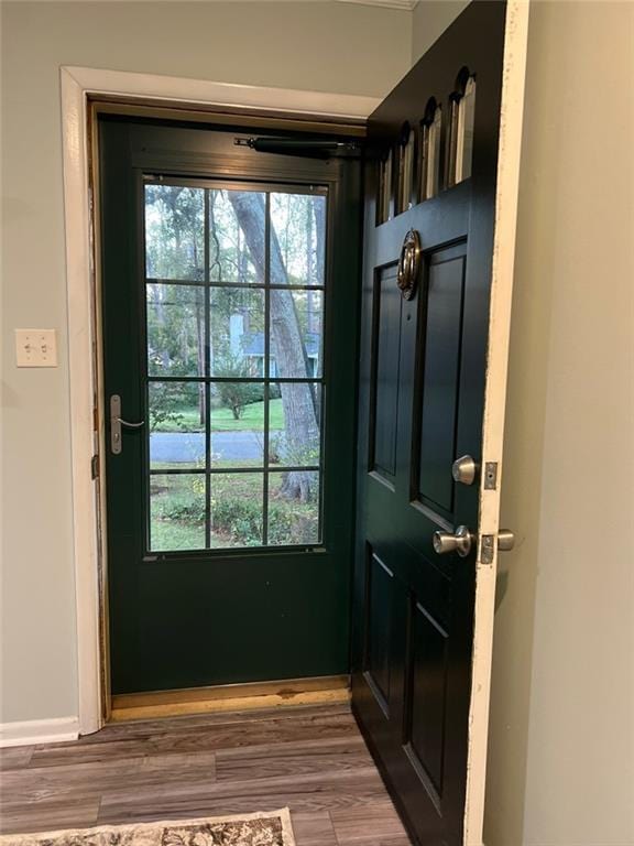 1017 Clifton Dr, Macon, GA 31204 - entryway featuring wood finished floors