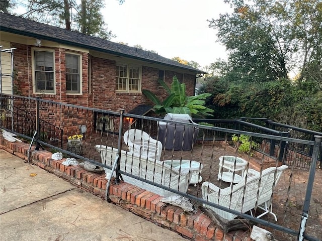 1017 Clifton Dr, Macon, GA 31204 - view of patio with grilling area