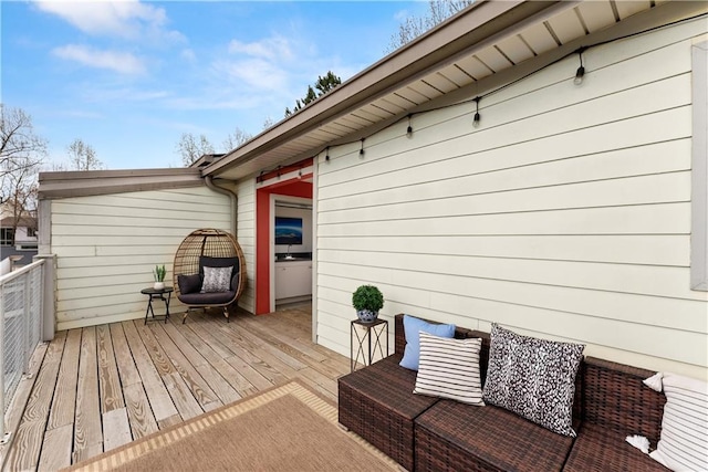 1382 Stirling Cir NW, Atlanta, GA 30318 - view of wooden terrace