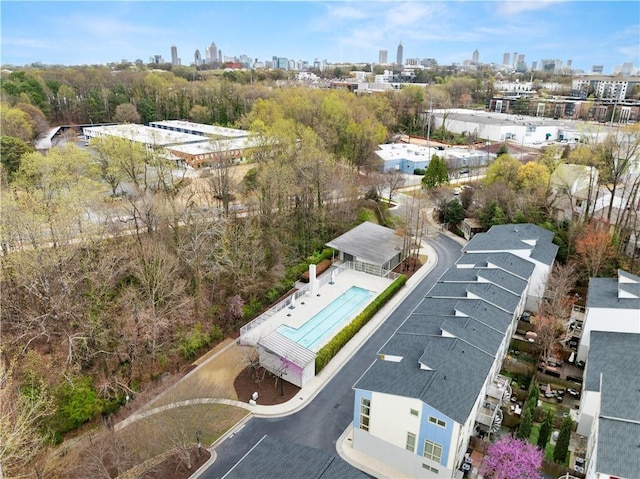 1382 Stirling Cir NW, Atlanta, GA 30318 - aerial view featuring a city view