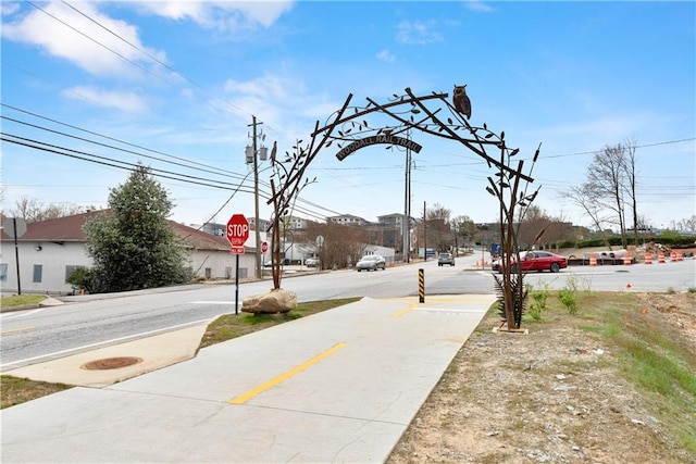 1382 Stirling Cir NW, Atlanta, GA 30318 - view of road with sidewalks and traffic signs