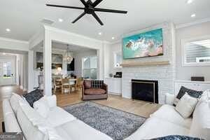 247 Widener Way, Peachtree City, GA 30269 - living room with wood finished floors and recessed lighting