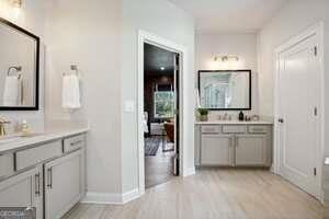 247 Widener Way, Peachtree City, GA 30269 - bathroom featuring plenty of natural light and tub / shower combination