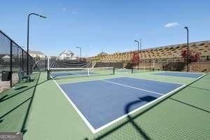 247 Widener Way, Peachtree City, GA 30269 - view of tennis court with community basketball court
