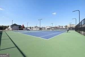 247 Widener Way, Peachtree City, GA 30269 - view of tennis court