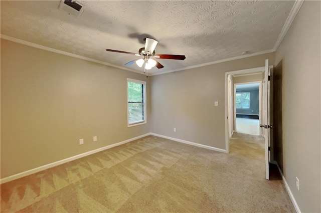 2041 Kramer Way, Marietta, GA 30062 - unfurnished room featuring plenty of natural light, ceiling fan, light colored carpet, a textured ceiling, and baseboards