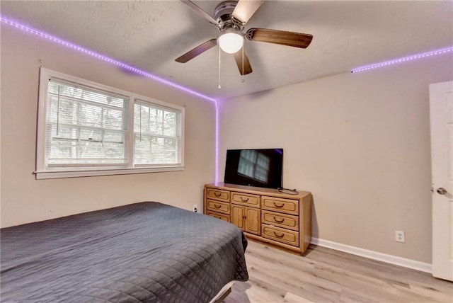 4444 Lisa Way NW, Lilburn, GA 30047 - bedroom featuring light wood-style flooring and ceiling fan