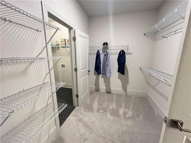 1005 Liberty Springs Dr, Woodstock, GA 30188 - walk in closet with carpet