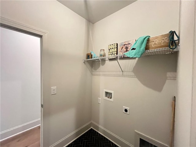 1005 Liberty Springs Dr, Woodstock, GA 30188 - laundry room featuring washer hookup and hookup for an electric dryer