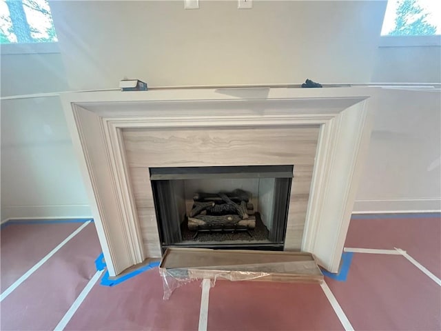 1005 Liberty Springs Dr, Woodstock, GA 30188 - detailed view of a fireplace
