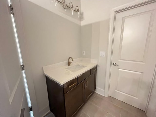 1005 Liberty Springs Dr, Woodstock, GA 30188 - bathroom featuring vanity and tile patterned floors