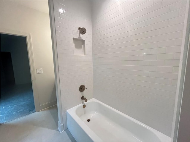 1005 Liberty Springs Dr, Woodstock, GA 30188 - full bathroom with washtub / shower combination and baseboards