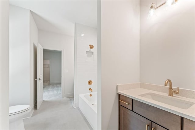1005 Liberty Springs Dr, Woodstock, GA 30188 - bathroom featuring vanity and  shower combination