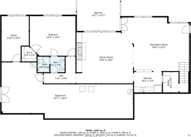 711 Wildcat Dr, Big Canoe, GA 30143 - room layout