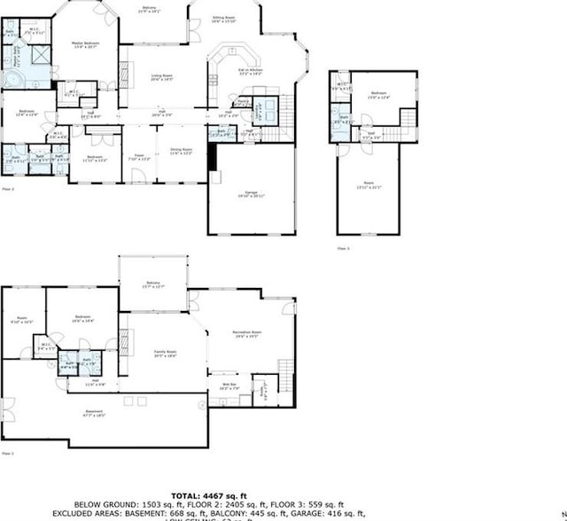 711 Wildcat Dr, Big Canoe, GA 30143 - floor plan / room layout