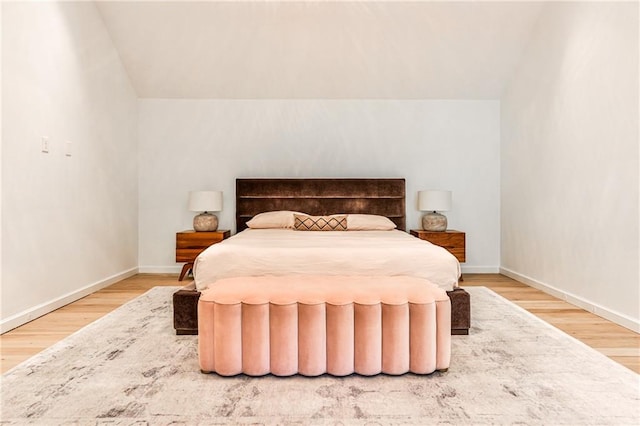 bedroom featuring hardwood / wood-style floors