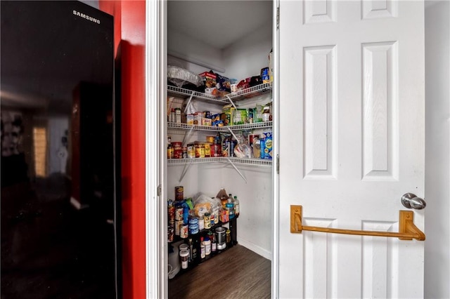 view of pantry