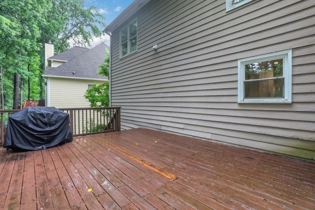 11280 Brookhollow Trl, Alpharetta, GA 30022 - wooden deck featuring grilling area