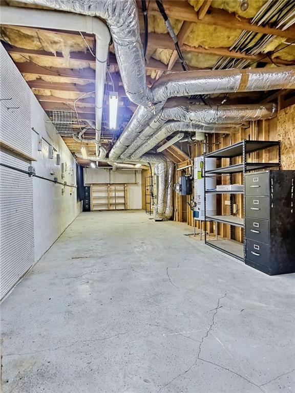 view of basement