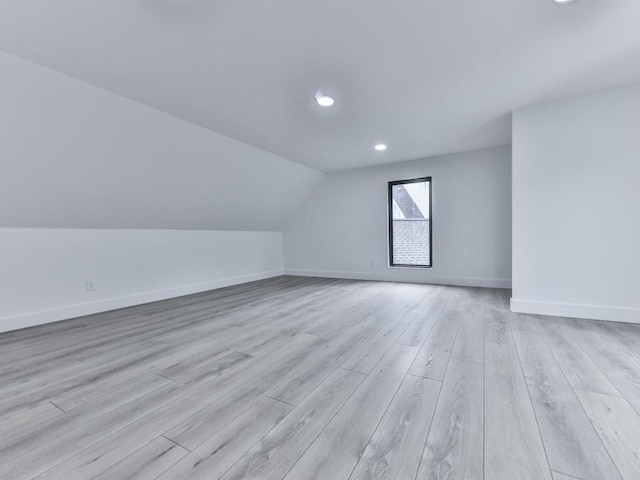 106 Belmont Dr, Canton, GA 30115 - bonus room featuring light wood-type flooring, lofted ceiling, and recessed lighting