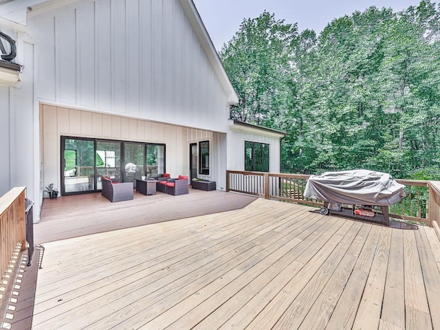 106 Belmont Dr, Canton, GA 30115 - deck featuring outdoor lounge area and a grill