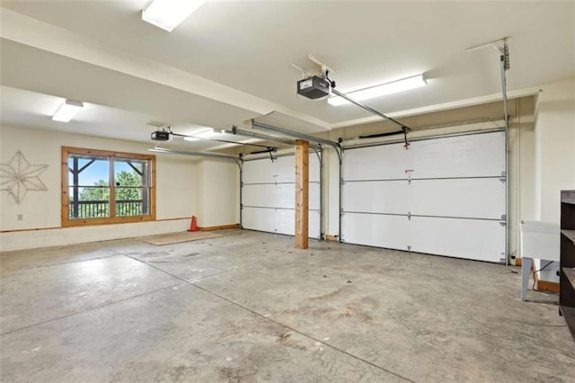 929 Hickory Nut Mountain Rd, Tallulah Falls, GA 30573 - garage featuring a garage door opener
