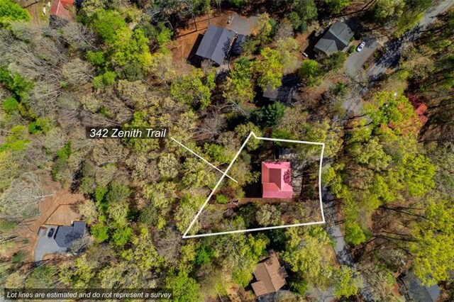 342 Zenith Trl, Ellijay, GA 30540 - aerial view