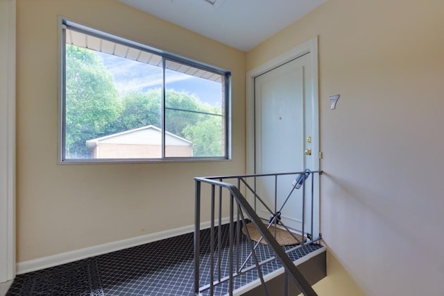 interior space with baseboards