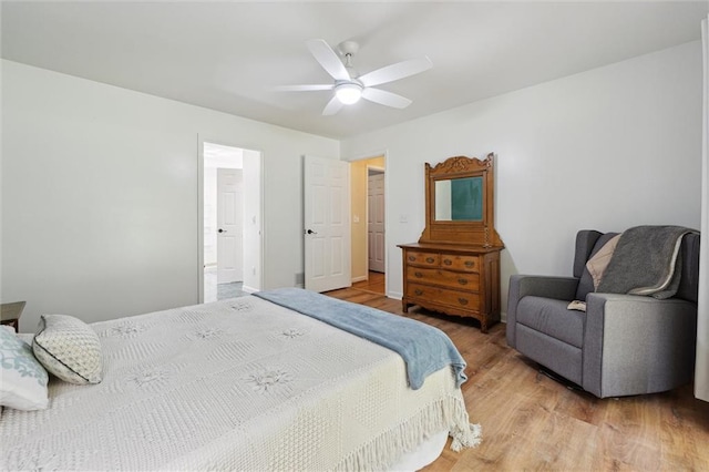 86 Sleepy Hollow Rd, Dahlonega, GA 30533 - bedroom featuring light wood finished floors and a ceiling fan